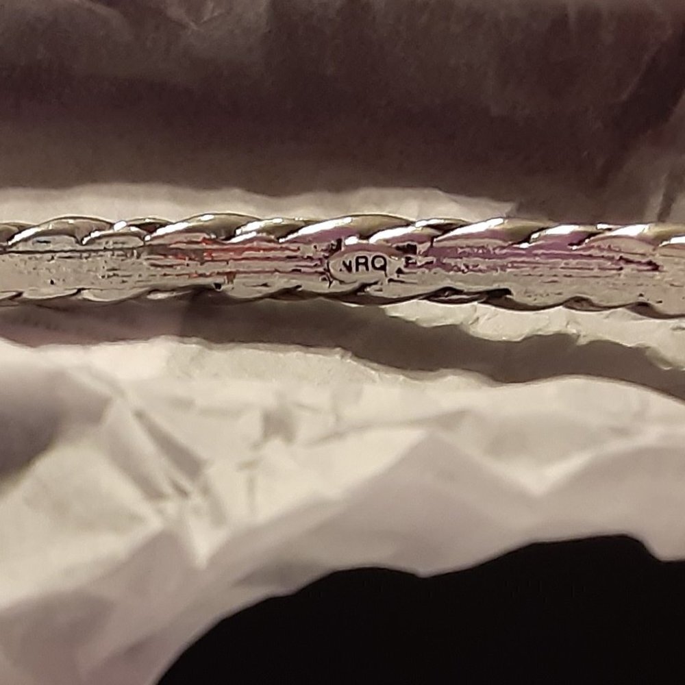 Twisted Rope Bracelet Cuff - Picture 2 of 3